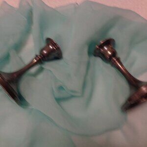 VINTAGE ONEIDA SILVERPLATED HEAVY CANDLEHOLDERS SET